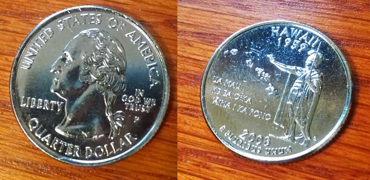 Hawaii-Quarter:-Strange-Looking